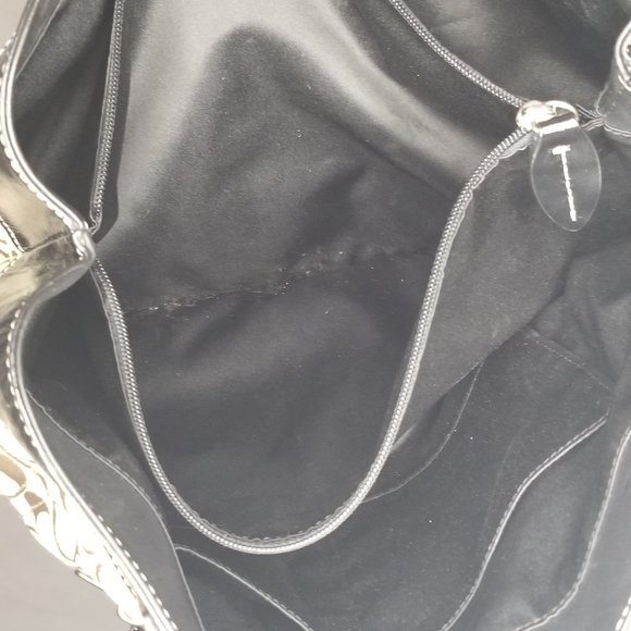 Coach Dark Brown "Penelope" Signature Bag - Picture 7 of 8